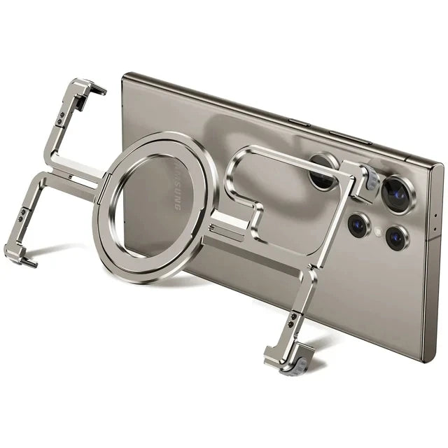 Metal Bumper With Finger Ring Holder Phone Case for Samsung