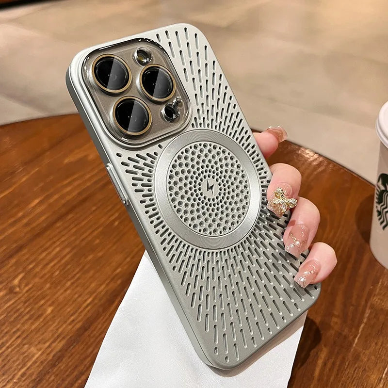 Luxury Heat Dissipation Magsafe Case for iPhone