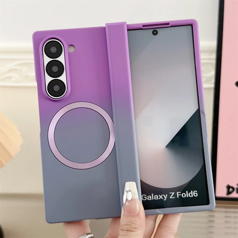 Gradient Magnetic Silicone Case for Samsung Galaxy Z Fold
