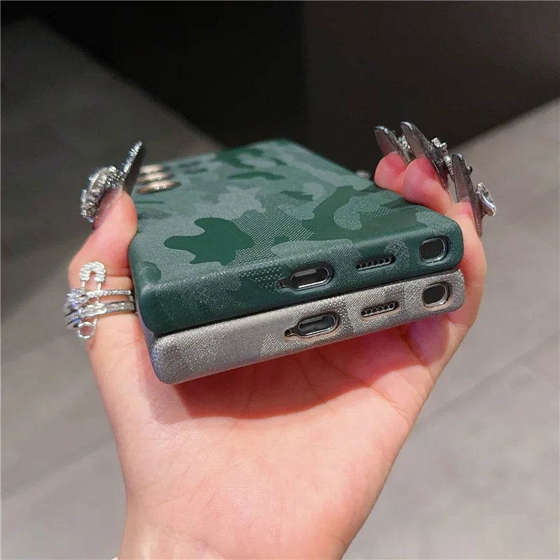 Luxury Leather Magsafe Case for Samsung