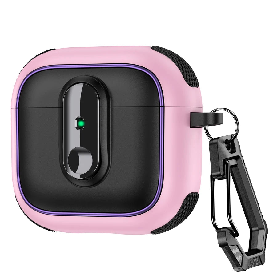 Armor locking clasp Earbuds Case For AirPods