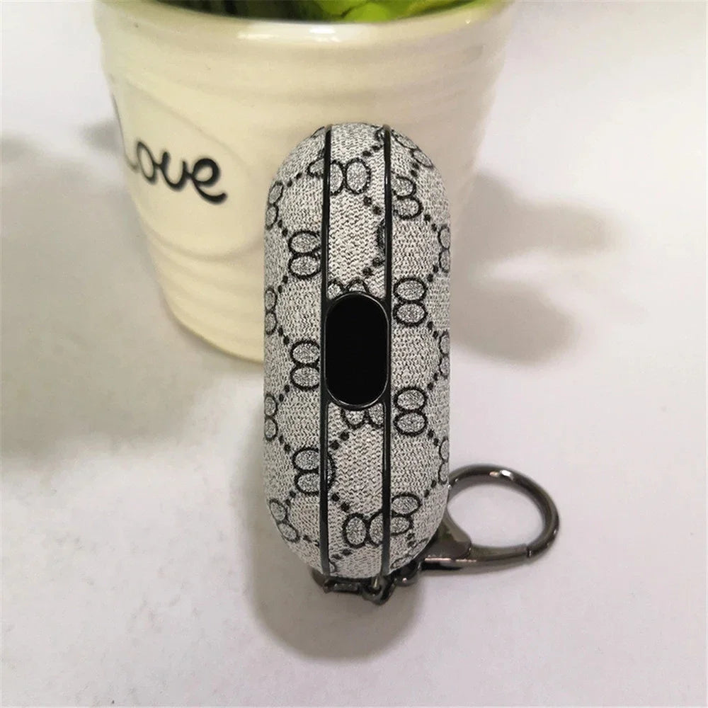 Luxury Case for Airpods with Keychain