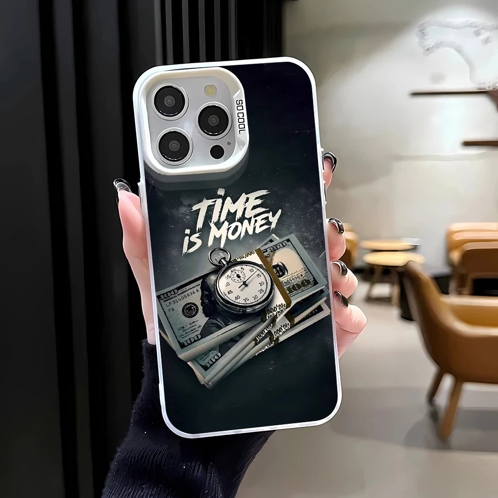 Time is Money Dollar Cash Phone Case For iPhone