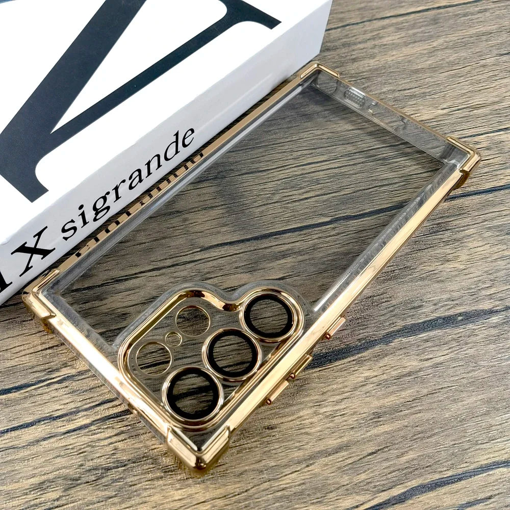 Transparent Shockproof Armor Case For Samsung