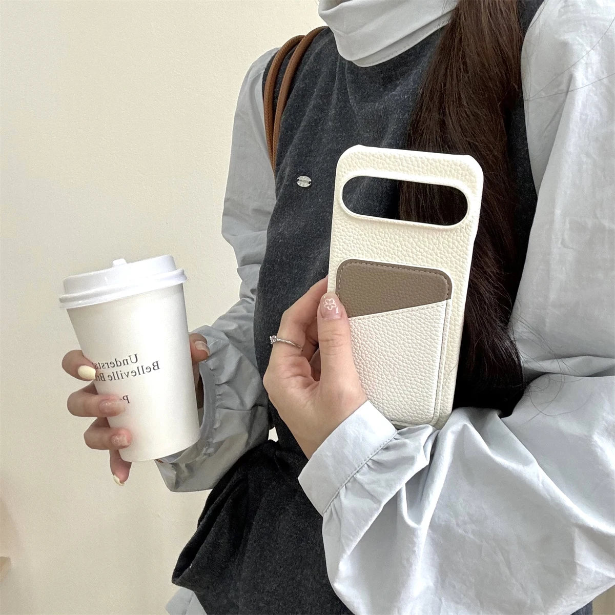 PU Leather Card Holder Pocket Slot Case for Google Pixel