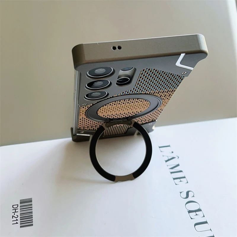 Aluminum Alloy Frameless Magsafe Phone Case For Samsung