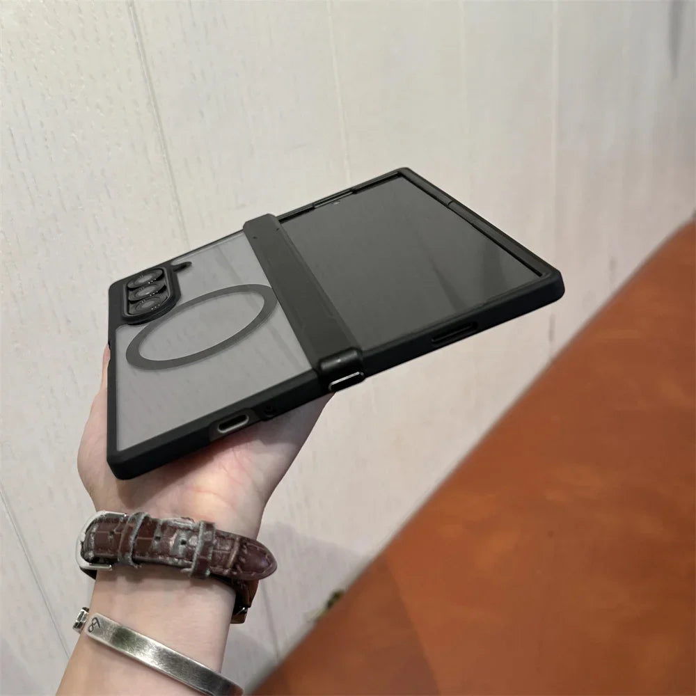 Transparent Magnetic Case for Samsung Galaxy Z Fold