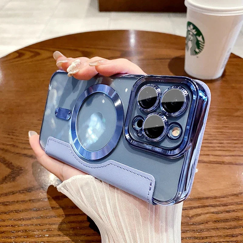 Flip Leather Magnetic Case for iPhone