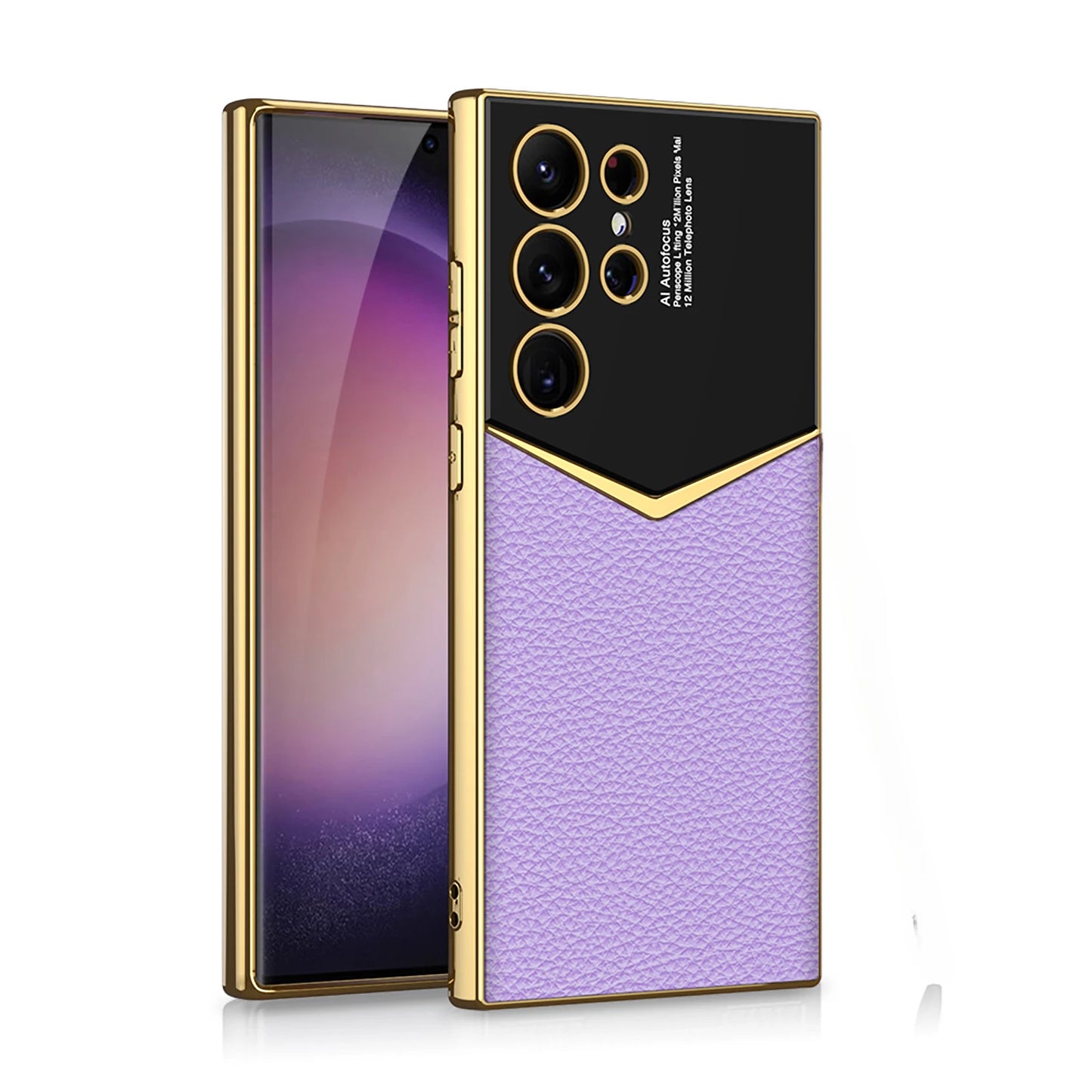 Carbon Fibre Leather Phone Case For Samsung