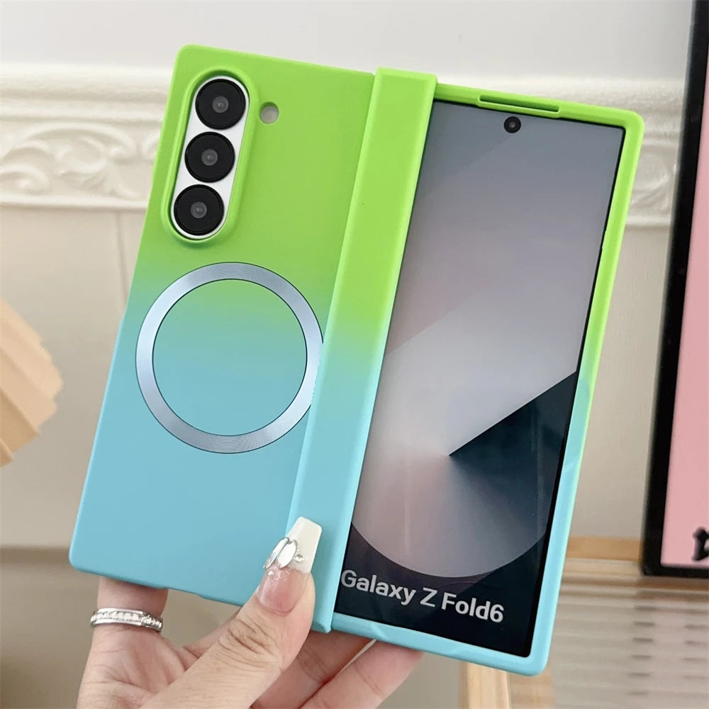 Gradient Magnetic Silicone Case for Samsung Galaxy Z Fold