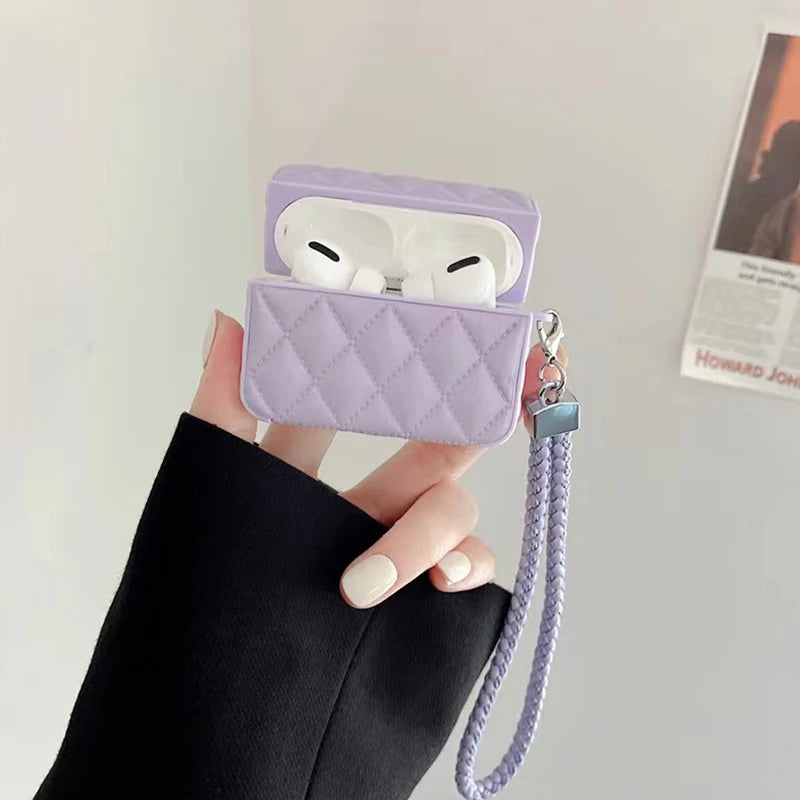 High-end Leather PU Earbuds Case for AirPods
