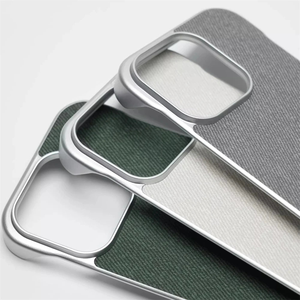 Ultra Thin Cloth Texture Slim Case For iPhone