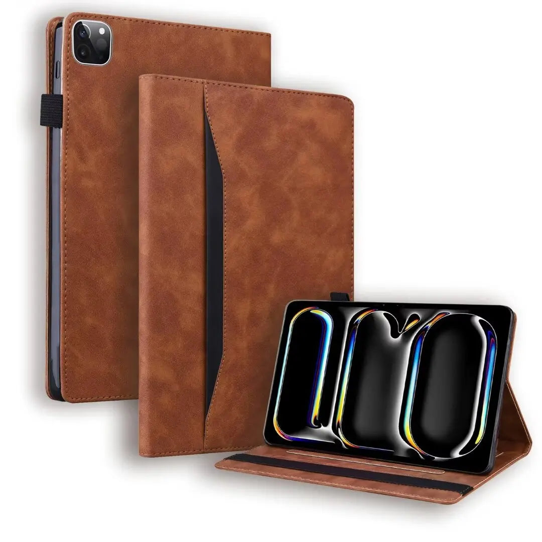PU Leather Soft TPU Back Folio Cover for iPad