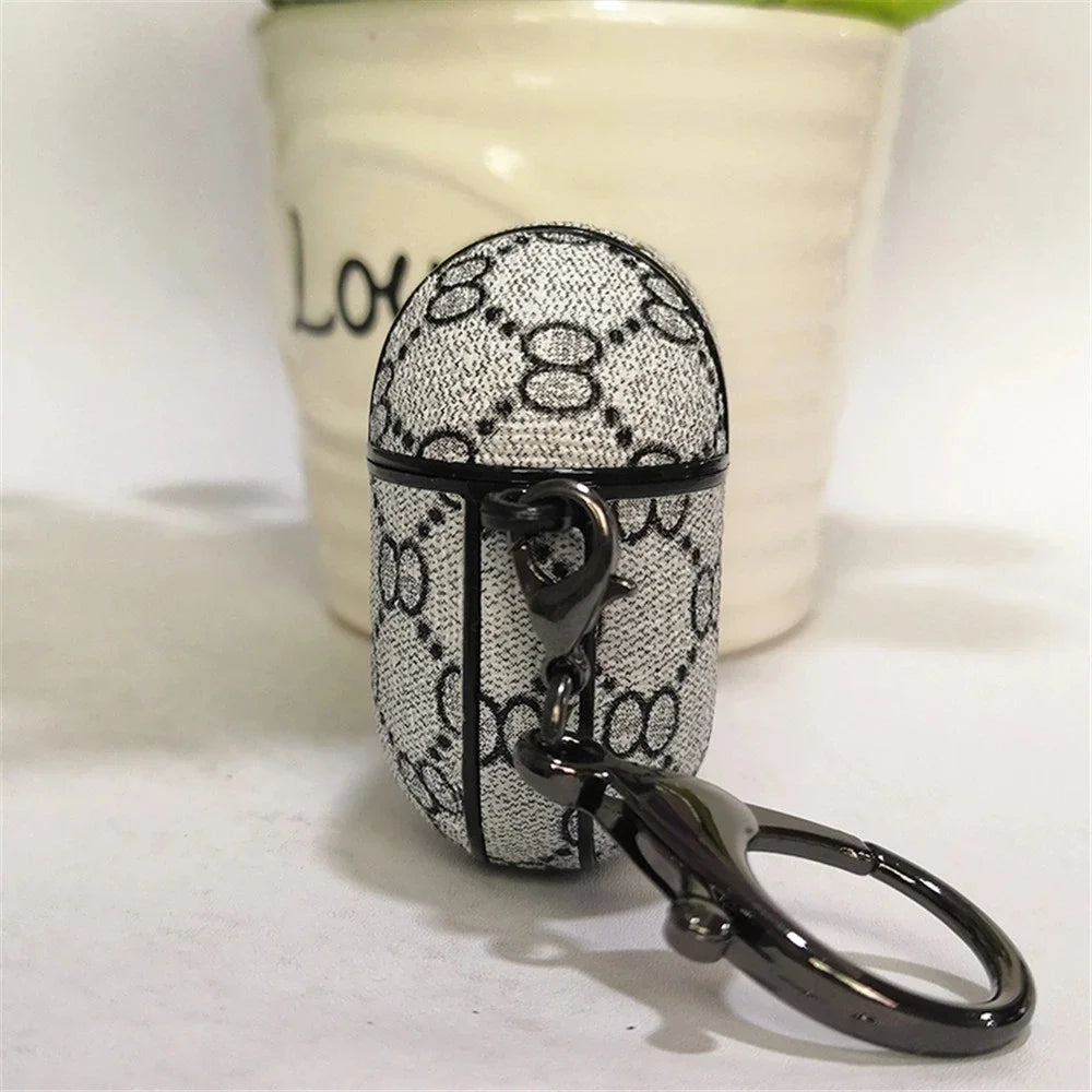 Luxury Case for Airpods with Keychain