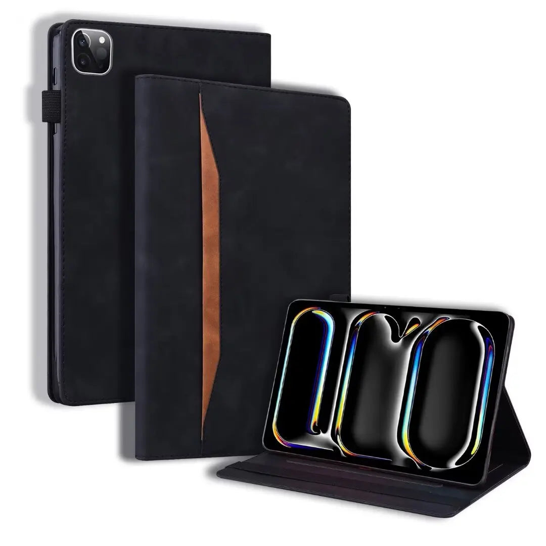 PU Leather Soft TPU Back Folio Cover for iPad