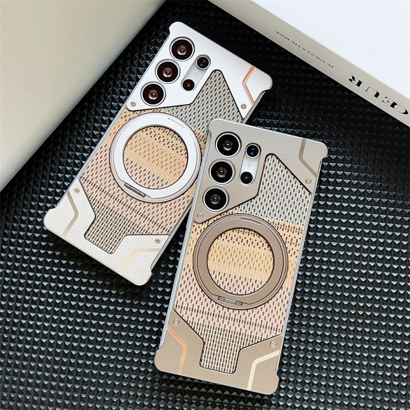 Aluminum Alloy Frameless Magsafe Phone Case For Samsung