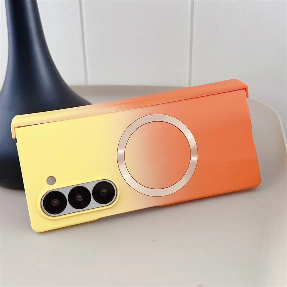 Gradient Magnetic Silicone Case for Samsung Galaxy Z Fold