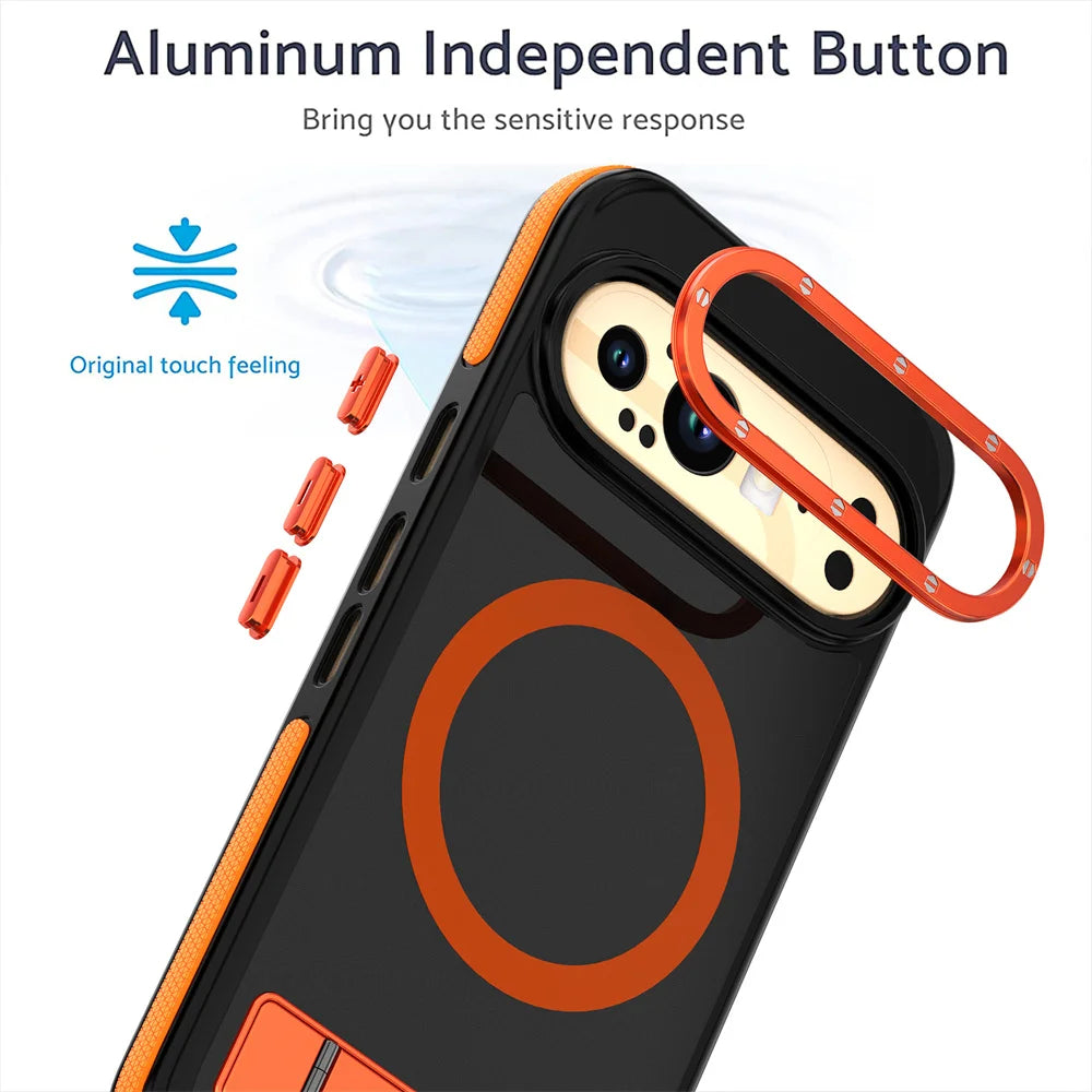 Luxury Folding Stand Magnetic Phone Case For Google Pixel