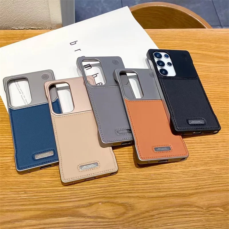 Leather Magsafe Borderless Aroma Cover For Samsung