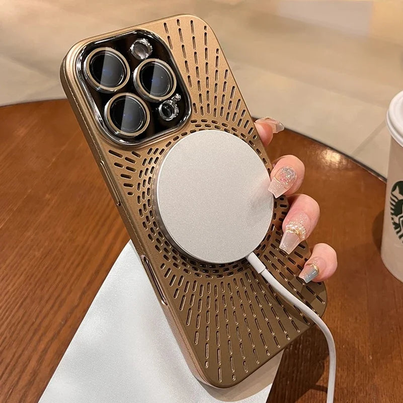 Luxury Heat Dissipation Magsafe Case for iPhone