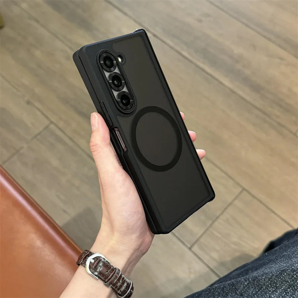 Transparent Magnetic Case for Samsung Galaxy Z Fold