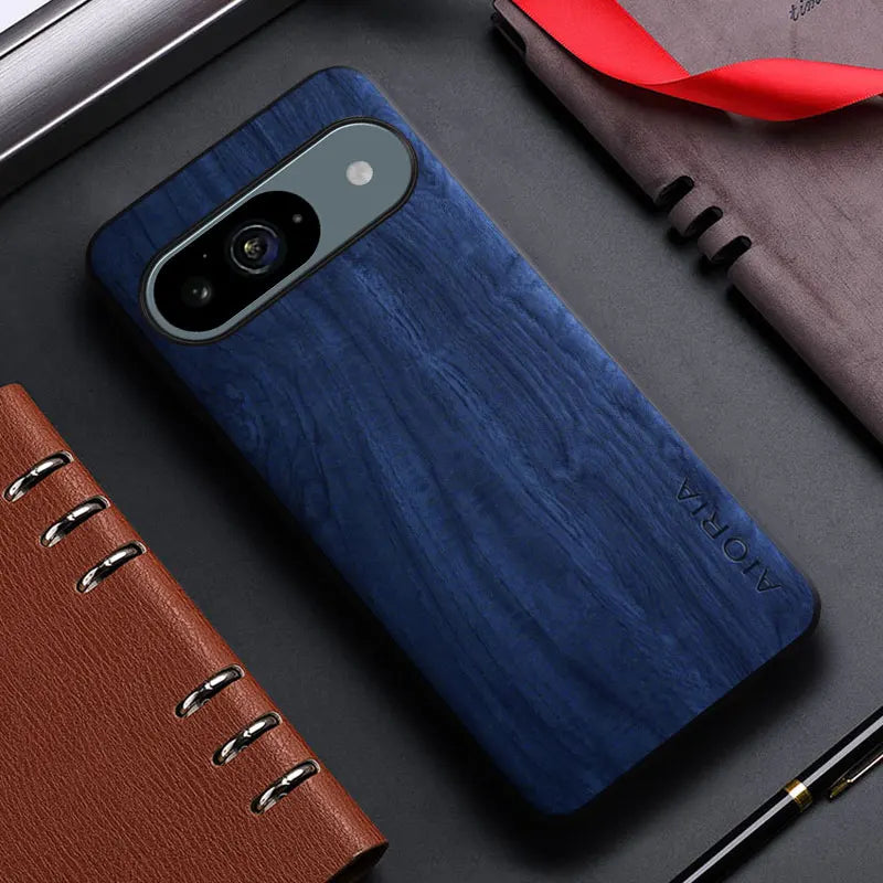 Bamboo Wood Pattern Leather Case for Google Pixel