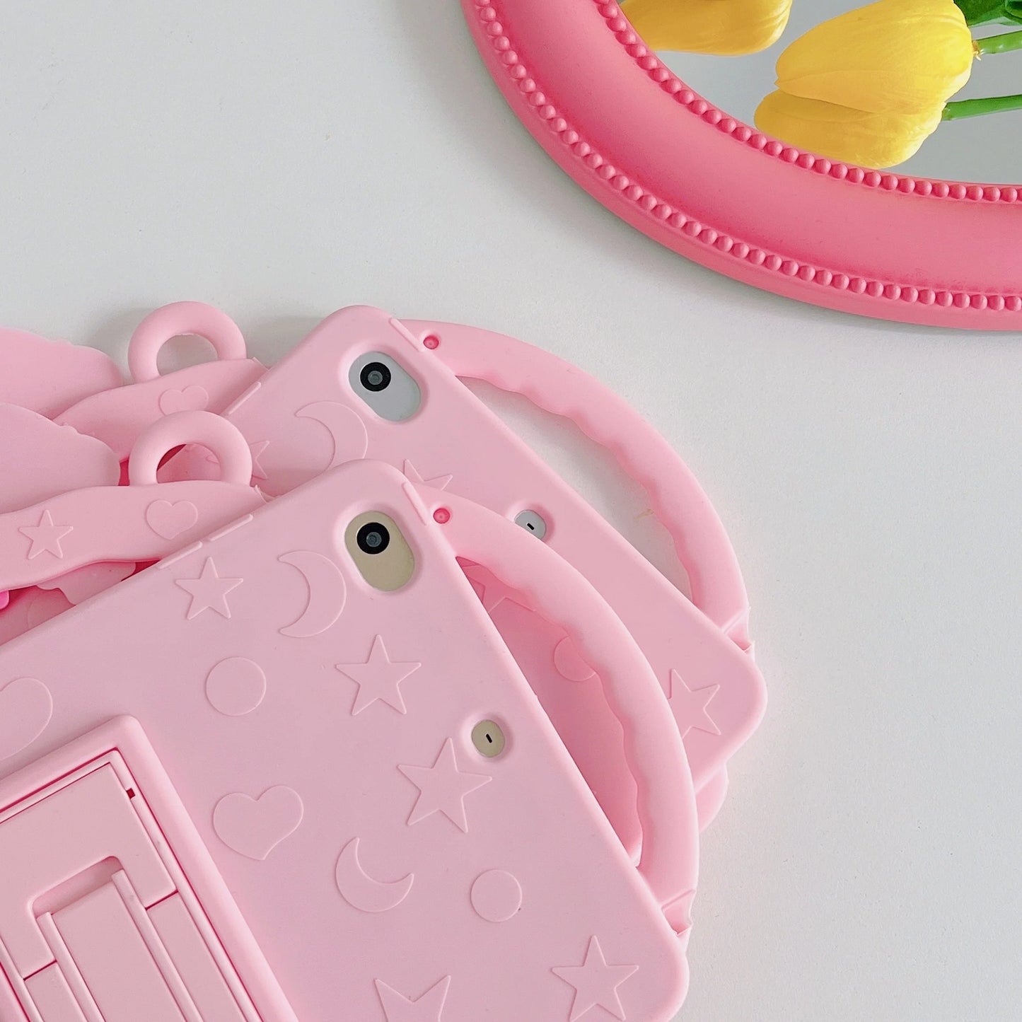 Kids Cartoon Silicon Stand Cover for IPad