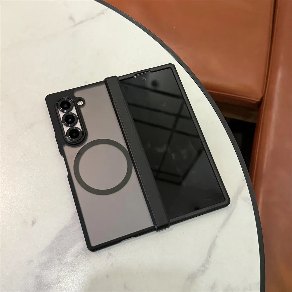 Transparent Magnetic Case for Samsung Galaxy Z Fold