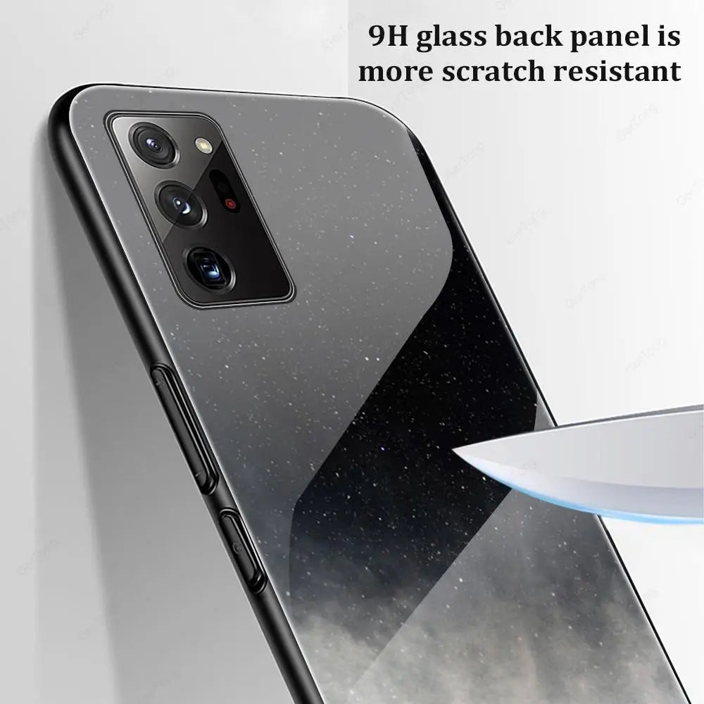 Starry Sky Glass Phone Case For Samsung