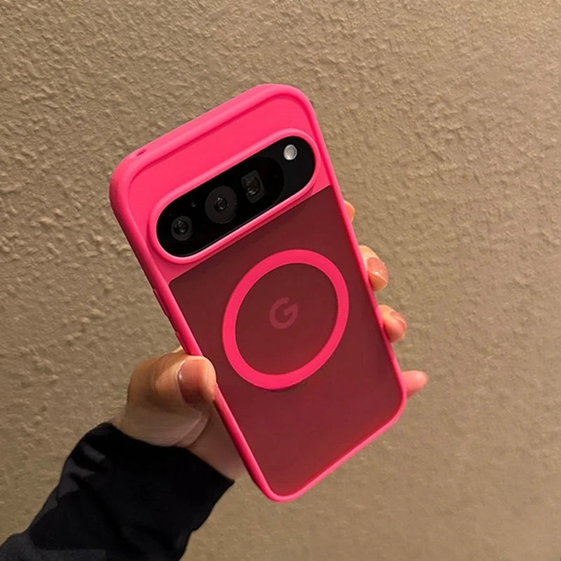 Magsafe Translucent Matte Magnetic Case For Google Pixel