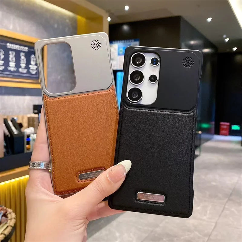 Leather Magsafe Borderless Aroma Cover For Samsung