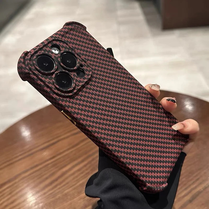 Retro Lattice Elegant Phone Case For iPhone