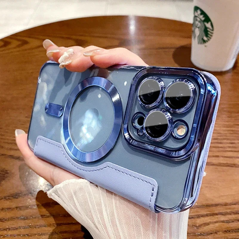 Flip Leather Magnetic Case for iPhone