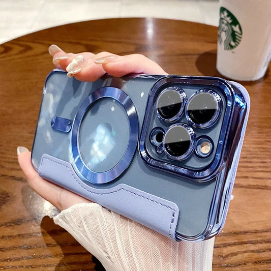 Flip Leather Magnetic Case for iPhone