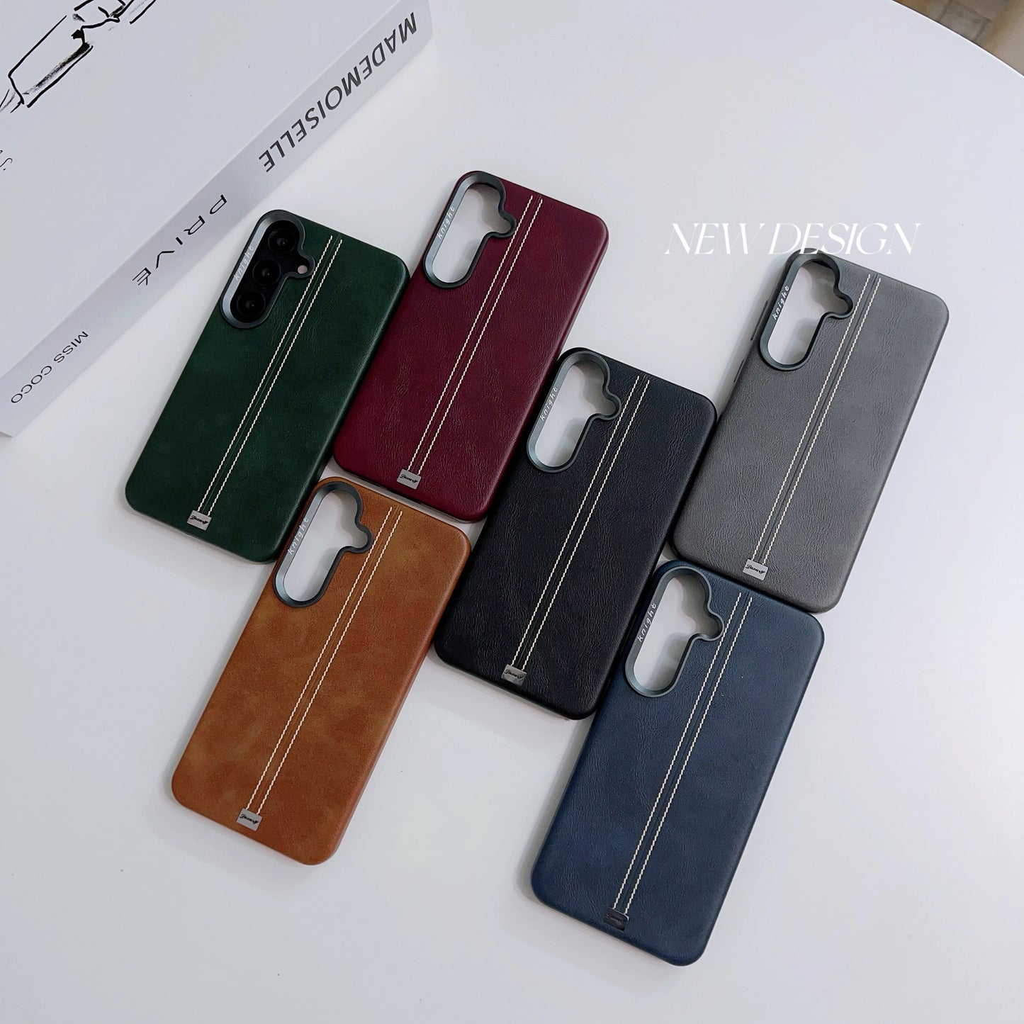 Magnetic Business Leather Case For Samsung