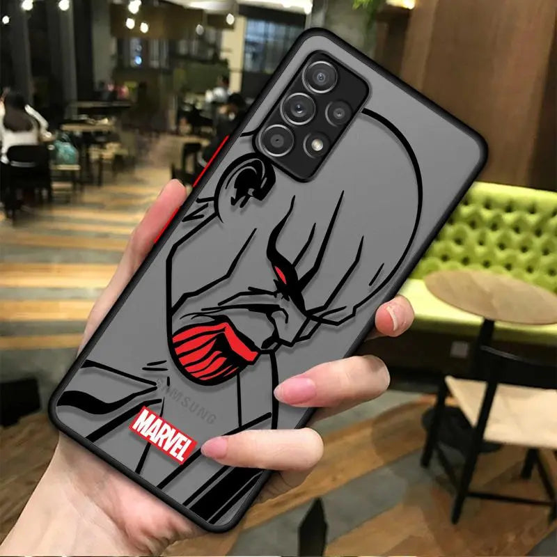 Marvel Comic Characters Silicone Case for Samsung Galaxy