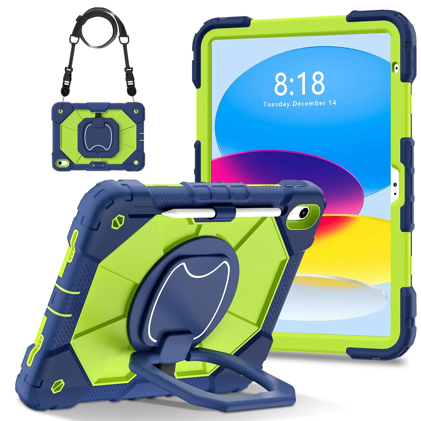 Protective Tablet Case for iPad with Satchel Stand
