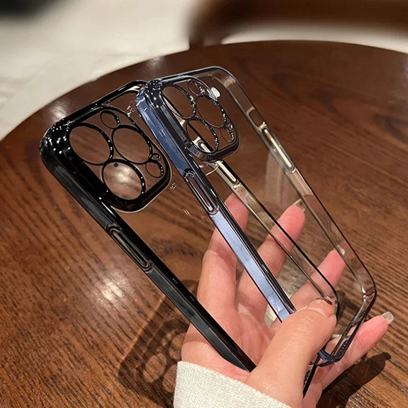 Luxury Plating Clear iphone Case