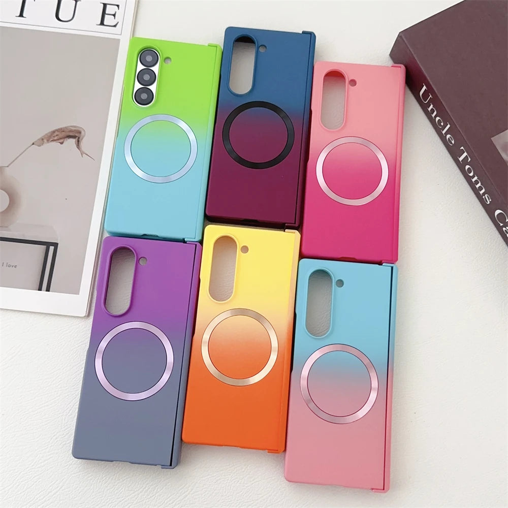 Gradient Magnetic Silicone Case for Samsung Galaxy Z Fold