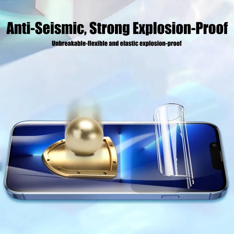 4 Pcs Hydrogel Film Front Cover For iPhone
