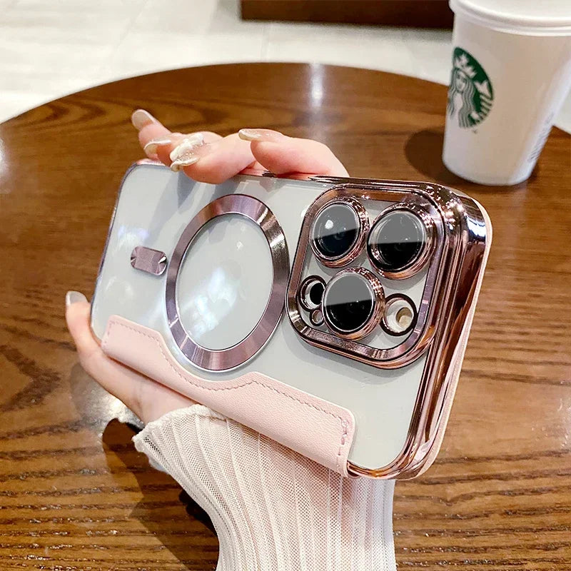 Flip Leather Magnetic Case for iPhone