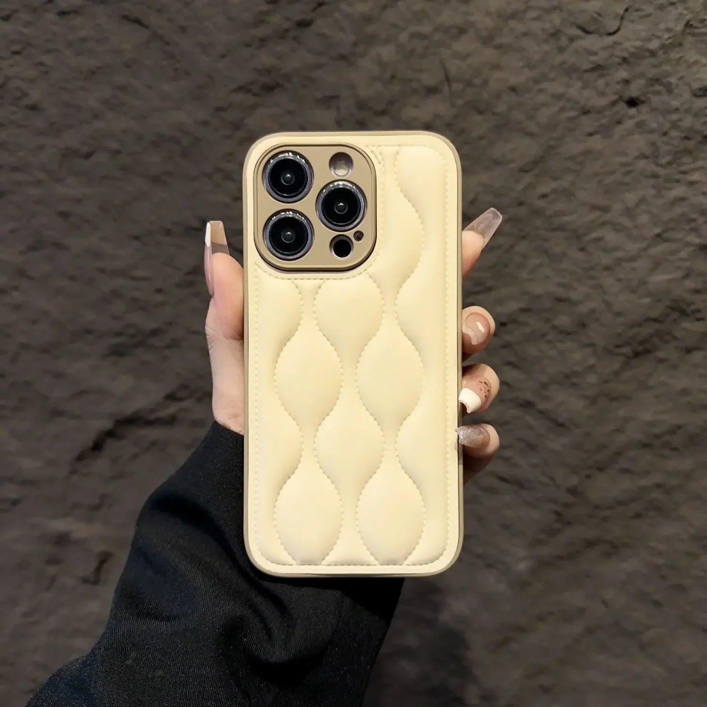 Camellia Pearl Wrist Strap for iPhone