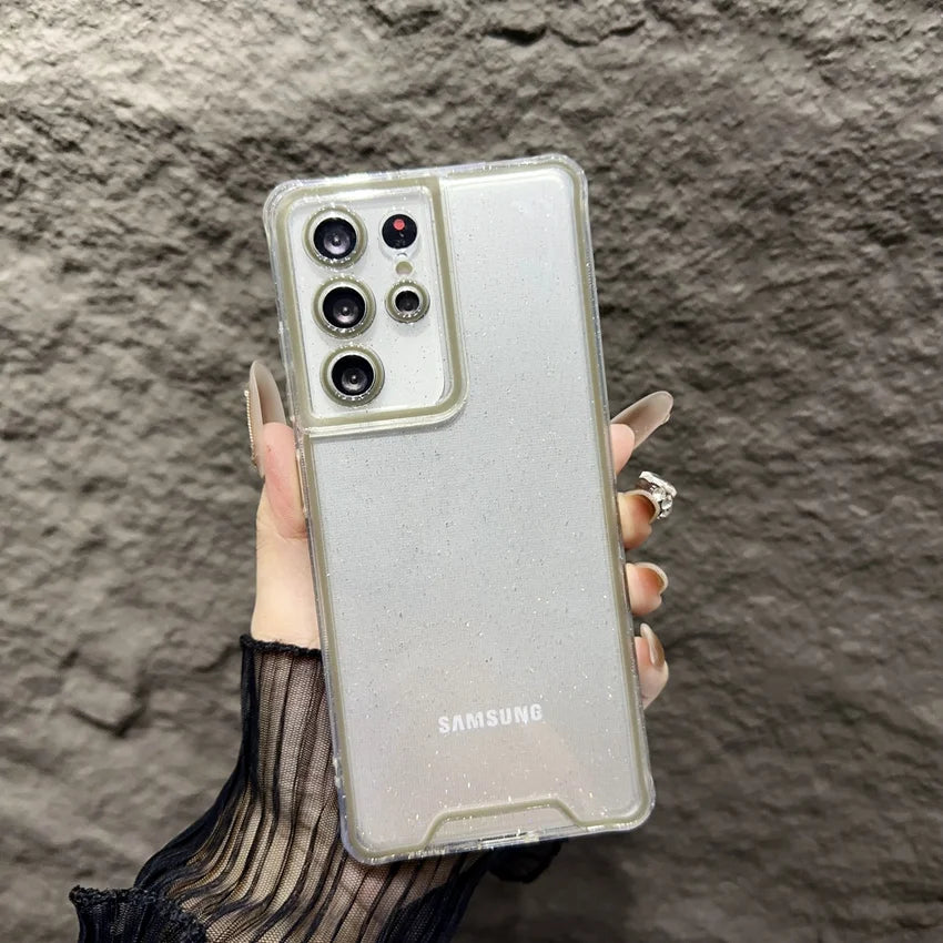 Luminous Neon Transparent Soft Case For Samsung