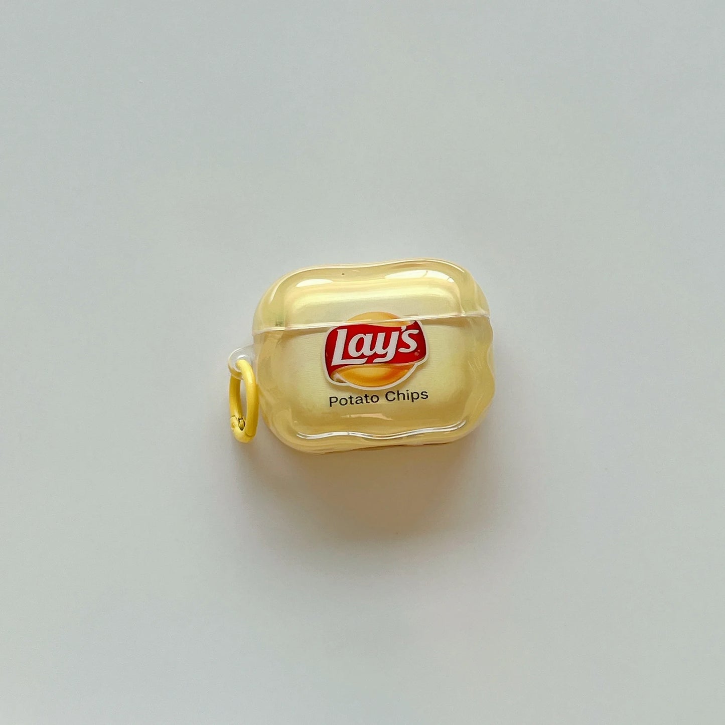 Cute Yellow Potato Chips Creative Case for Airpods