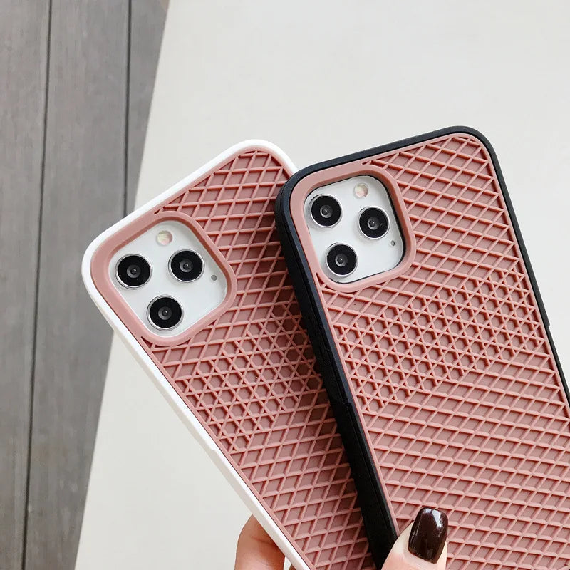 Waffle Shoe Sole Phone Case for iPhone