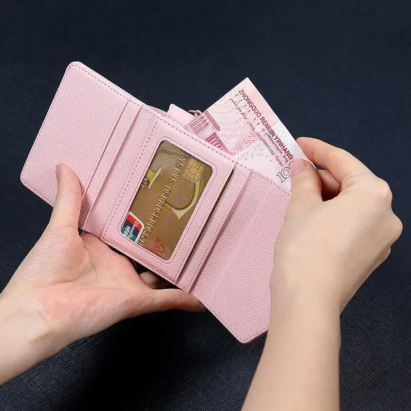 Luxury Leather Wallet Card Holder Case For Samsung