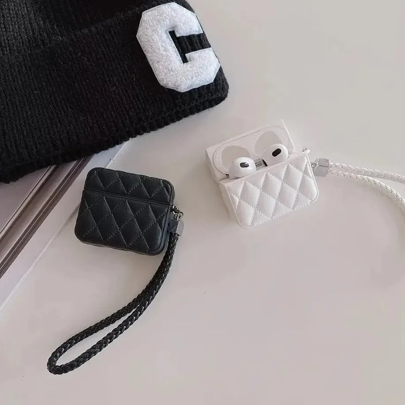 High-end Leather PU Earbuds Case for AirPods
