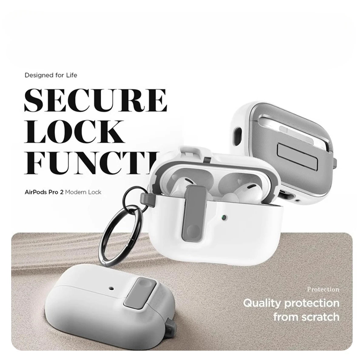 Security Lock Cover for AirPods