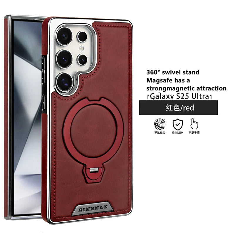 360 ° Rotating Bracket Leather Case for Samsung