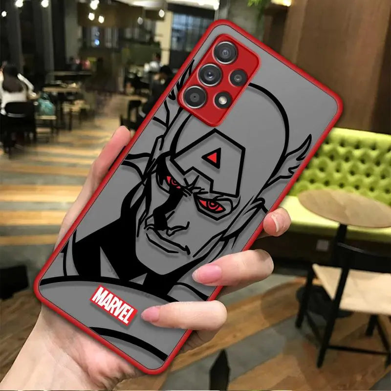 Marvel Comic Characters Silicone Case for Samsung Galaxy